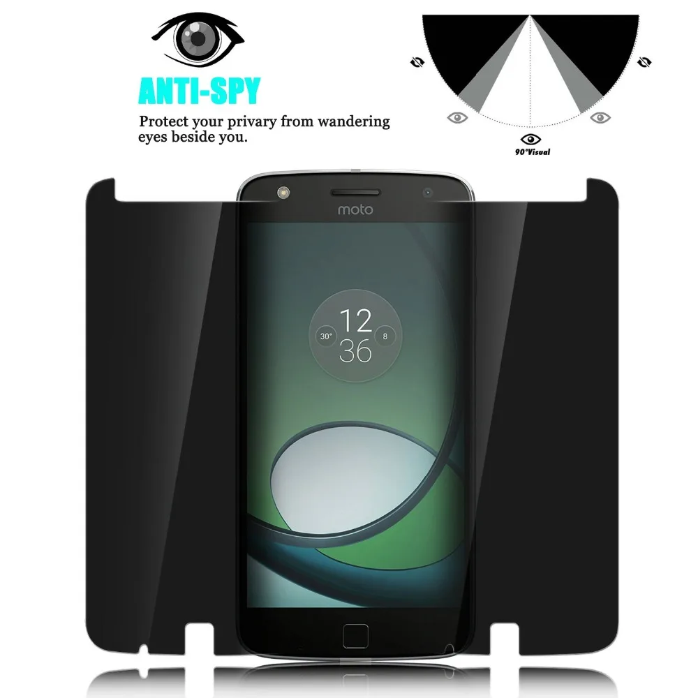 Закаленное стекло для Motorola G3 G4 G5 G6 Z2 P30 Play Защита экрана для Moto One power E5 G5 G5S G6 PLUS анти-шпионская пленка
