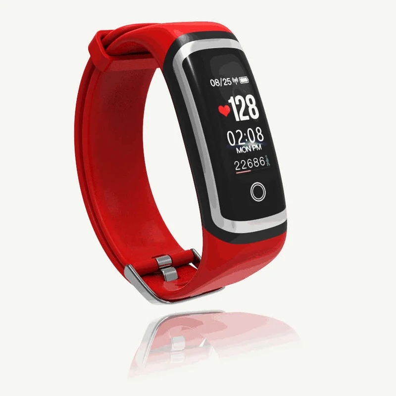 Smartwatch M4 Wristband Pedometer Calorie Sleep Monitoring Heart Rate Smart Watch 0.96 Inch TFT Color Screen M4 Smarts Band