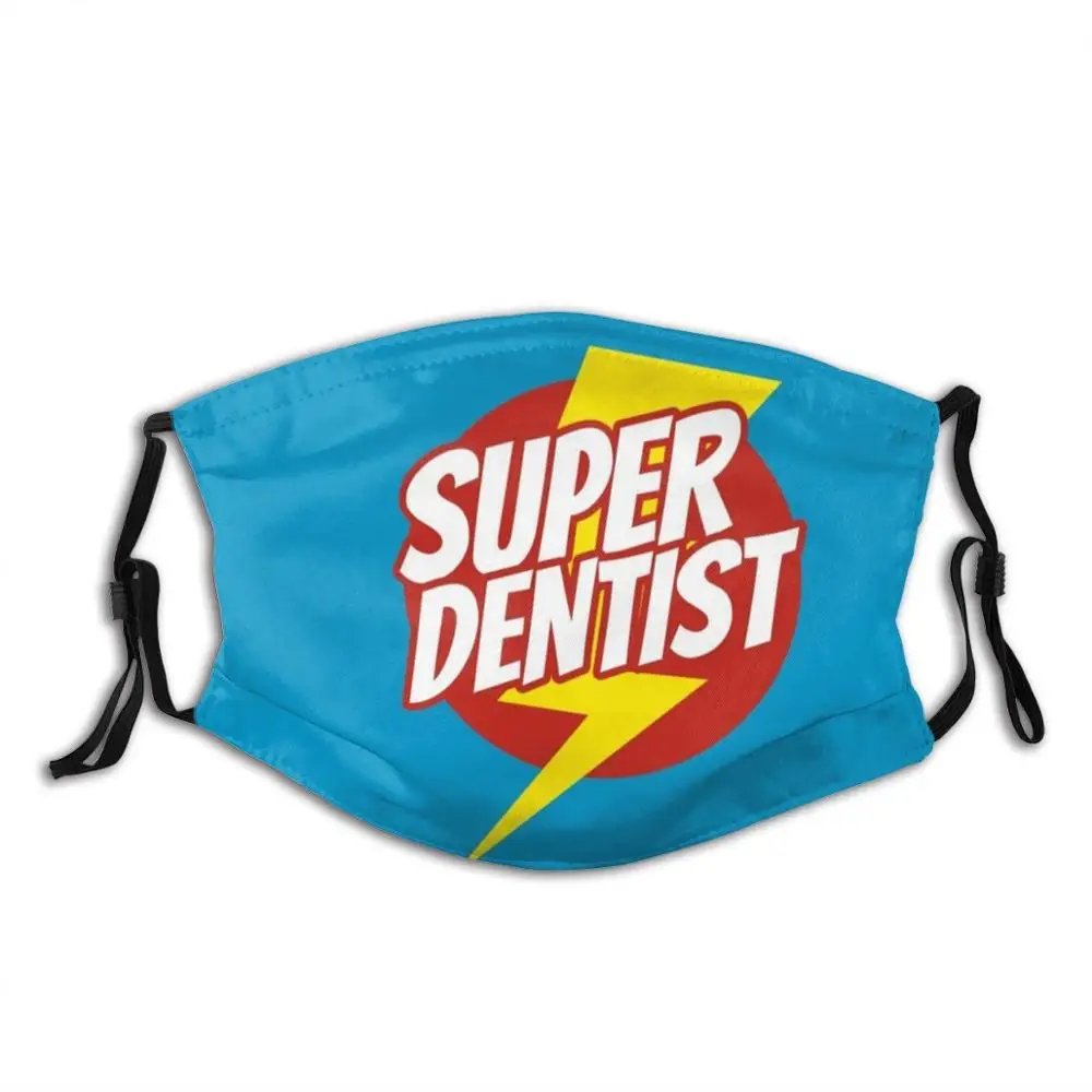 

Super Dentist - Funny Dentist Superhero - Lightning Edition Funny Cool Cloth Mask Dentist Dentist Christmas Dentist Woman Best