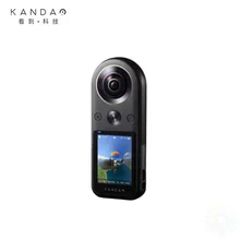 Presale KanDao qocam 8K 360 cámara de bolsillo VR Cámara 120fps 30MP foto panorámica 2,4 pantalla táctil 360 grados transmisión en vivo(China)