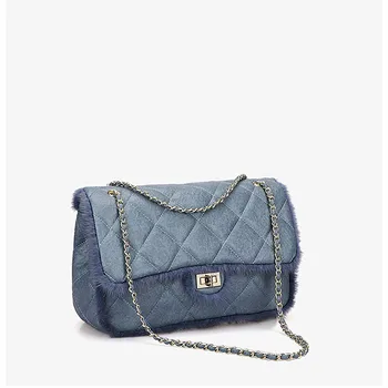 

Small Square Cover Women's Shoulder Bags 2019 Autumn New Style Fashion Lady's Messenger Pockets Trend Large Capacity Chain Bags