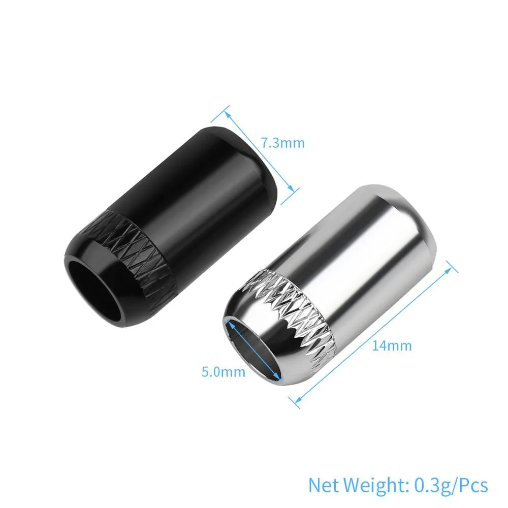 10PCS Earphone Y Splitter Audio Jack Aluminum Alloy Headphone Upgrade Cable Connector 5 0mm Wire Hole Splice Adapter Metal Plug