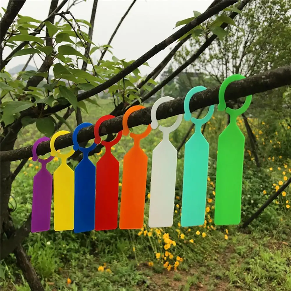 

50Pcs Waterproof Plant Labels Home Flowers Tags Greenhouse Orchard Plastic Plant Tags Garden Tools Reusable Seedling Labels