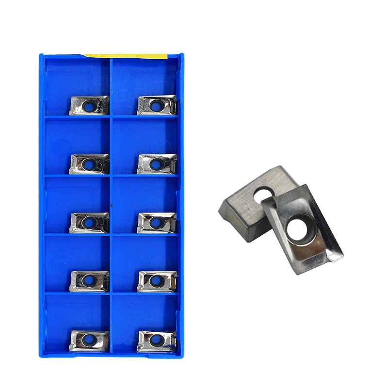 

10PCS APKT1003PDR-MA H01 Carbide Inserts Cutting Tools For lathe Mill CNC Milling Cutter For Aluminum Processing