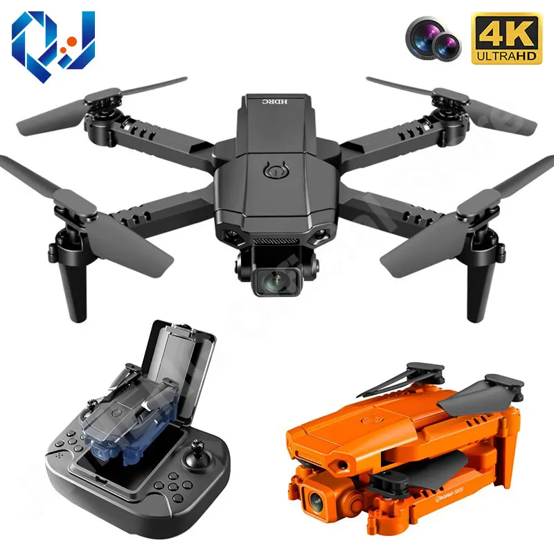 QJ новый S606 Pro мини Дрон 4K HD Двойная камера Wi-Fi Fpv передача в реальном времени