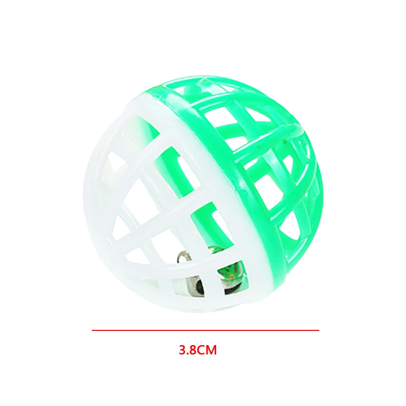 1 шт. пластиковые кошачьи котята игровые мячи для домашних животных колокольчики