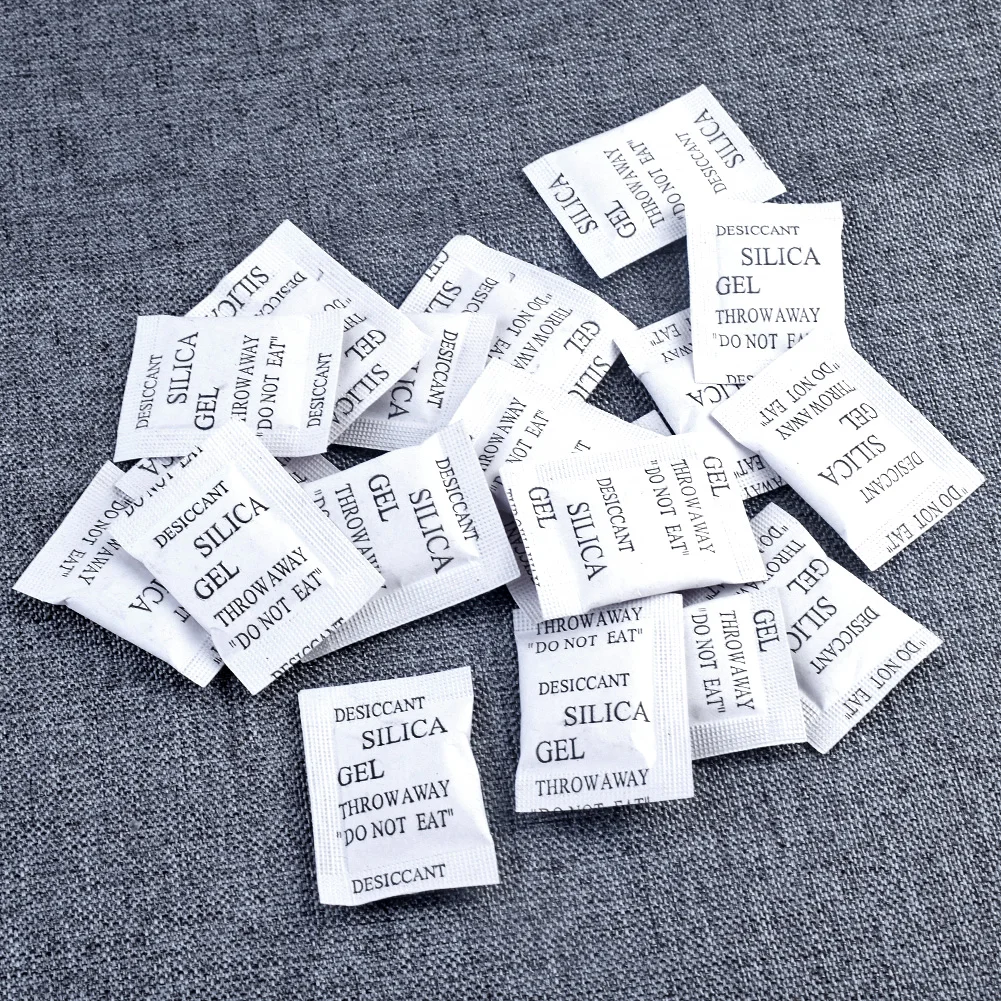 50/100/200 Packs Silica Gel Desiccant for Dehumidifier silica gel desiccant moisture absorber bag moisture absorbing bag moisture absorber