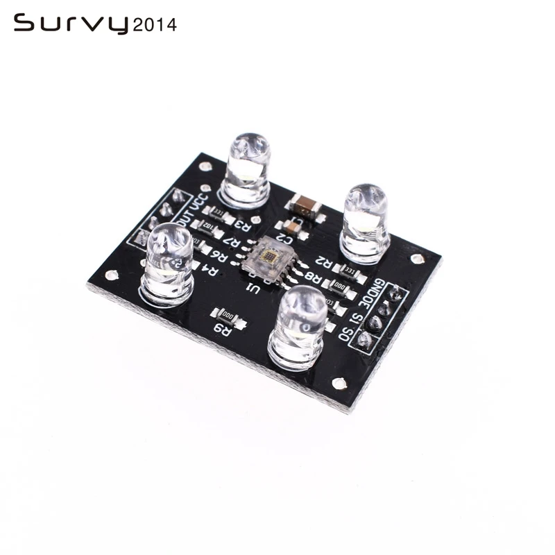 

TCS3200 3V-5V TCS230 color recognition sensor detector module diy electronics accessories compatible board tantalum capacitor