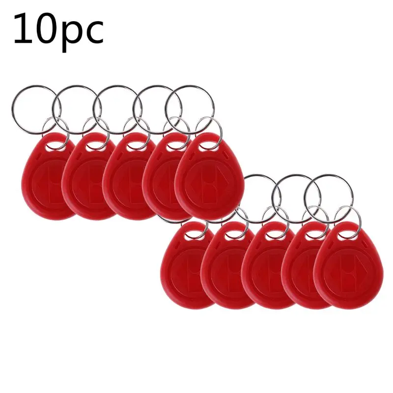 

10 Pcs Duplicator EM4305 T5577 Clone Proximity Badge Writable Rewrite Copy 125khz RFID Tag llavero Porta Chave Card Sticker