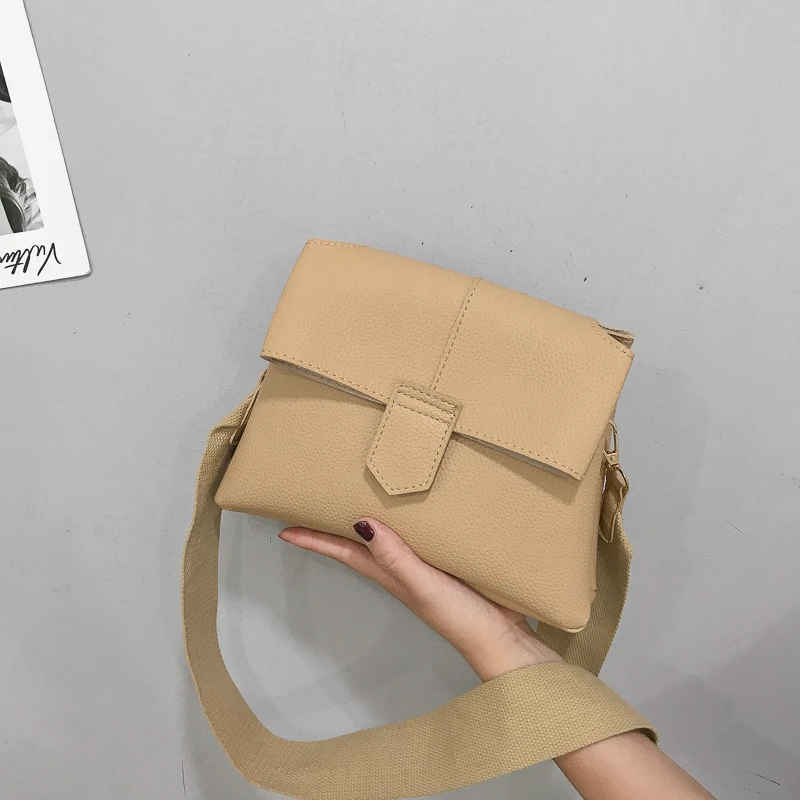 Сумки через плечо из искусственной кожи однотонная короткая женская сумка с