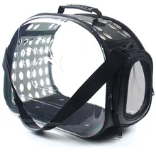 Сумка для переноски щенка, прозрачная переноска для кошек и собак, космическая капсула, складная дышащая дорожная сумка для домашних животных, рюкзак для улицы