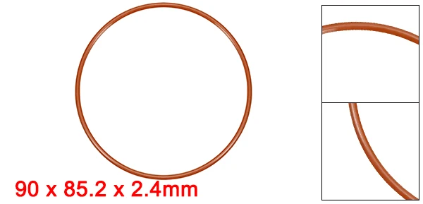 uxcell Silicone O-Ring 8mm-150mm Outside Diameter Seal Rings Sealing Gaskets Red for Pressure Vessel Boiler Filter 19 Sizes