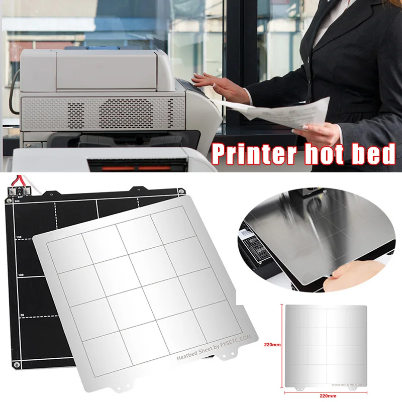 

24V Magnetic Heated Bed and Iron Plate 3D Printer Parts Kit for Prusa I3 Anet A8 New Arrival
