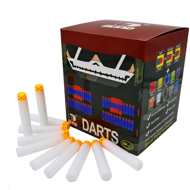 EKIND Waffles Soft Head Darts 200 Pcs 7 