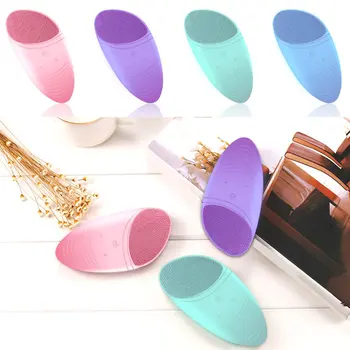 

Electric Silicone Facial Cleansing Brush Sonic Vibration Massage Usb Rechargeable Smart Ultrasonic Face Cleaner Beauty Tool
