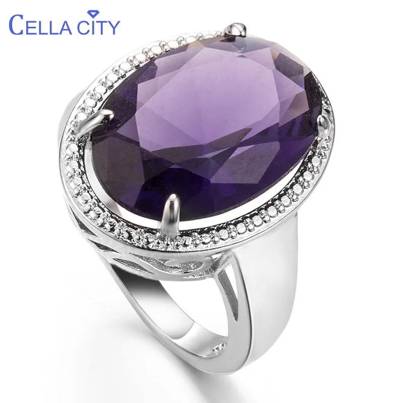 Cellacity Thai-Anillo De Plata 925 Para Mujer, Joyería Fina Con Piedras Preciosas Piedra Lunar Ovalada Accesorio Vintage Para Mujer Regalo Size5 11 De Fiesta 4000348847269