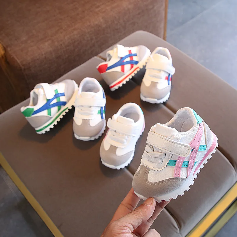 

Spring 2019 new baby shoes 1-2-3 years old boys shoes soft-soled todding shoes girls sneakers
