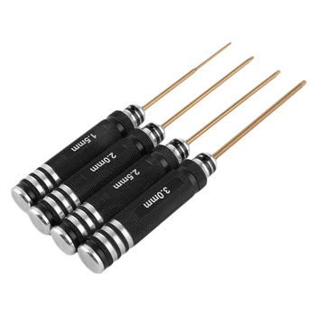 

4 Pcs/Set Precision Six Angle Screwdriver Repair Hand Tool For IPhone Laptop Mobile Phone Electronics Computer Black