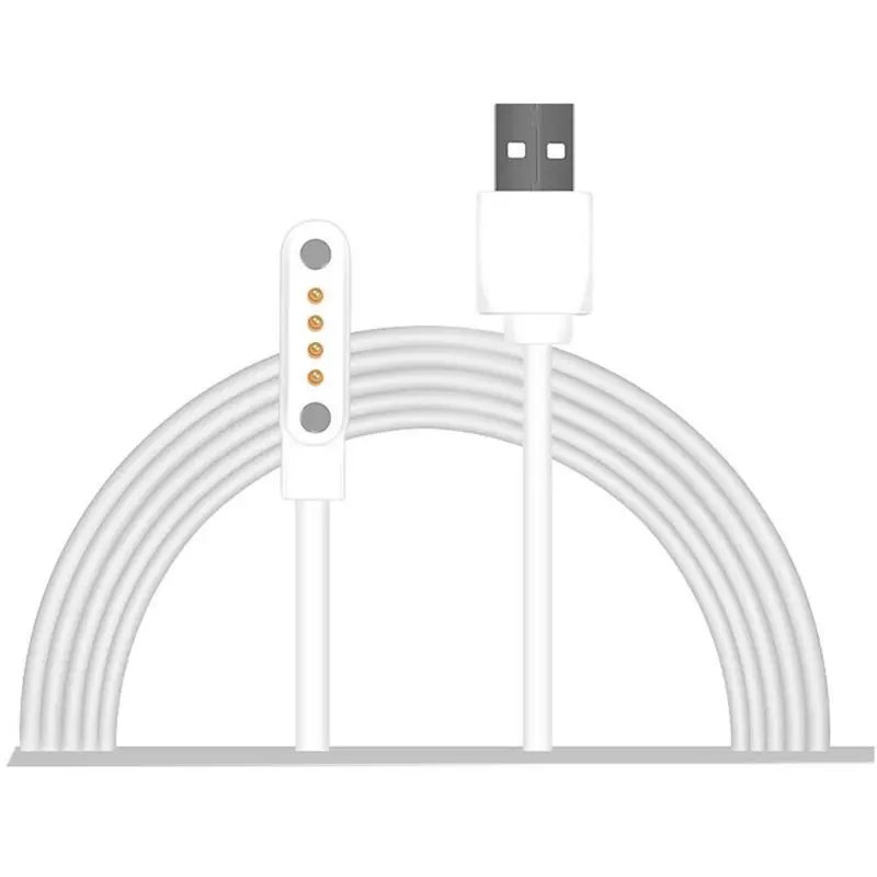 USB кабель питания для смарт-часов Универсальная зарядка 4 Pin Аксессуары зарядный кабель Магнитная сильная зарядка