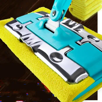 

Flat clip mop Lazy mop Household hand-wash mop artifacts to mop wooden floor tiles clean LM12241831