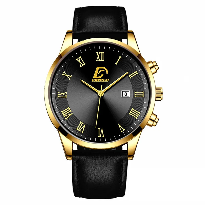 2022 Fashion Mens Gold Stainless Steel Watches Luxury Minimalist Quartz Wrist Watch Men Business Casual Watch relogio masculino 