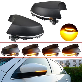 

2PCS Sequential Lamp Side Mirror Indicator Blinker LED Dynamic Turn Signal Light For VW Polo MK5 6R 6C 2009 -2017