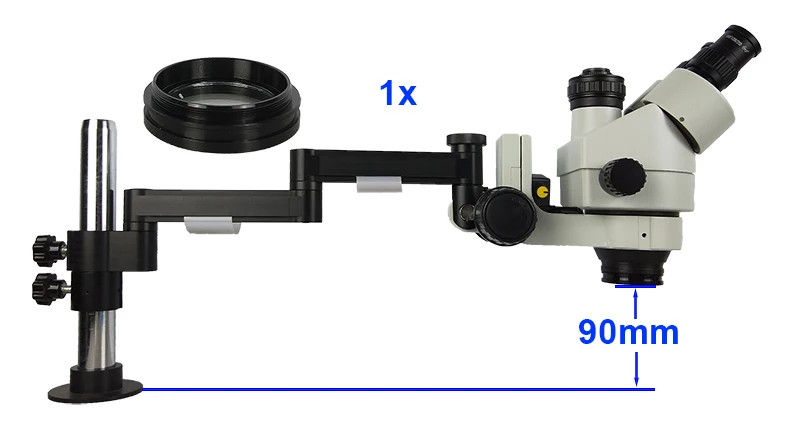 22MP 3,5-90X HD HDMI USB TF камера Складная универсальная подставка тринокулярные микроскопы паяльная стерео непрерывный зум ремонт телефона