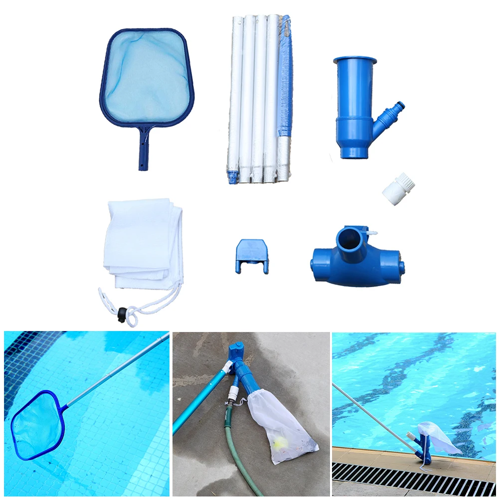 Pool Cleaning Kit Mini Vacuum Cleaner Pool Skimmer Pool Nets for Cleaning Floating Pool Skimmer Pool Leaf Net