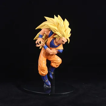 

Dragon Ball Z Son Goku Kamehameha Action Figures DBZ 180mm Anime Dragon Ball Super Saiyan 3 Figurine Toys