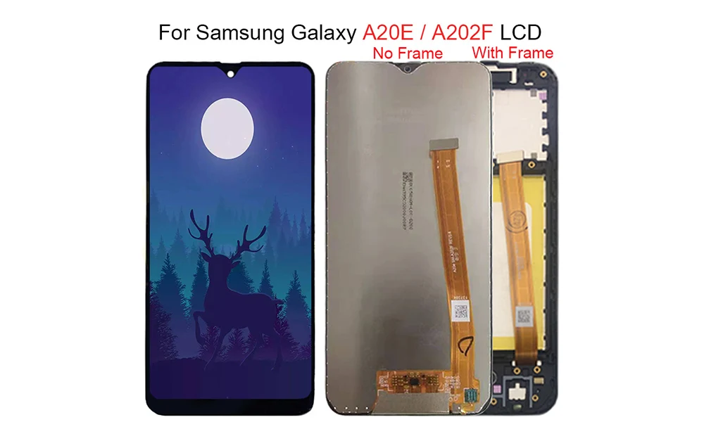 Для samsung Galaxy A20e A202 A202F A202DS ЖК-дисплей с сенсорным экраном дигитайзер сборка A202 A202F/DS для samsung A20e ЖК-экран