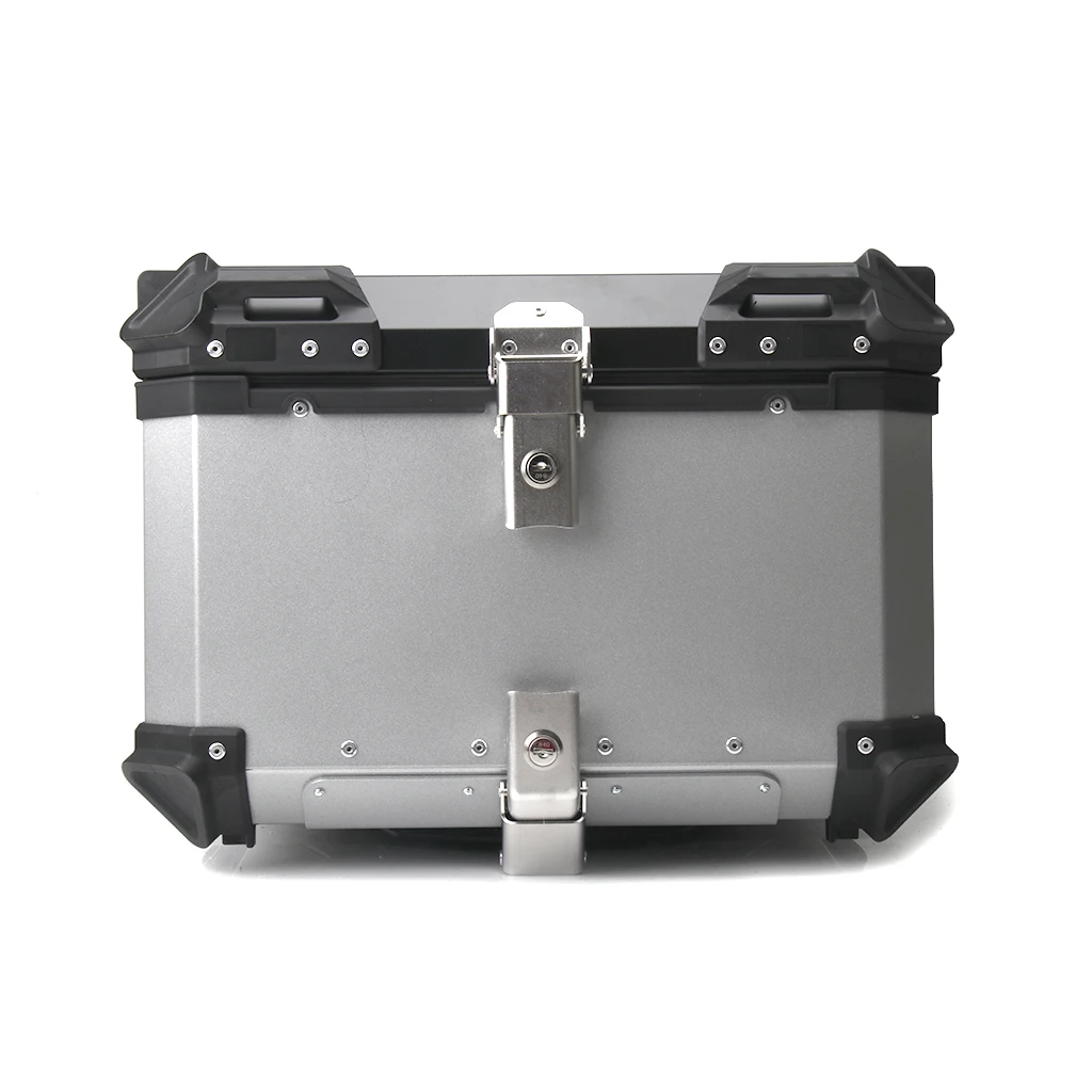45L Aluminum Motorcycle Top Rear Storage Tool Box Luggage Helmet Case Trunk Waterproof Universal for BMW Yamaha Honda etc | Автомобили и