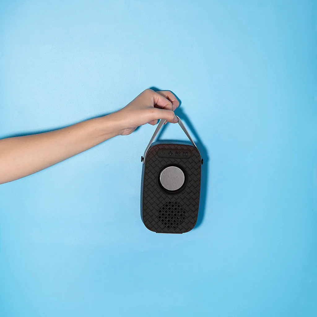 Мини Bluetooth динамик перезаряжаемый HIFI Портативный беспроводной Bluetooth динамик s стерео звук сабвуфер Колонка Саундбар Ses bombasi