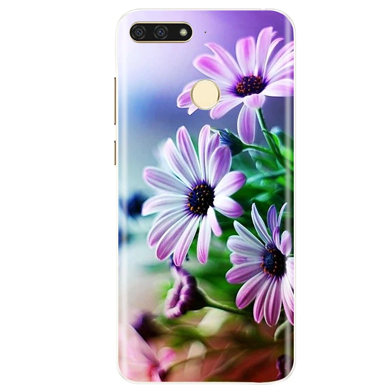 phone pouch for ladies For Huawei Y7 Prime 2018 Case Huawei Y7 2018 Cover Soft Silicone TPU Phone Case For Huawei Y 7 Y7 2018 Prime Back Cover Coque flip cases