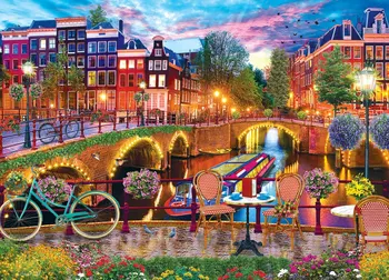 

JMINE Div 5D House Country Bike Bicycle Bridge Garden Full Diamond Painting kits art Scenic 3D paint by diamonds