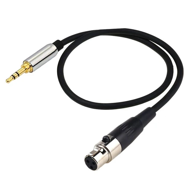 Mini XLR to 3.5 mm Jack Cable Stereo Audio 3.5mm 1/8 TRS Male