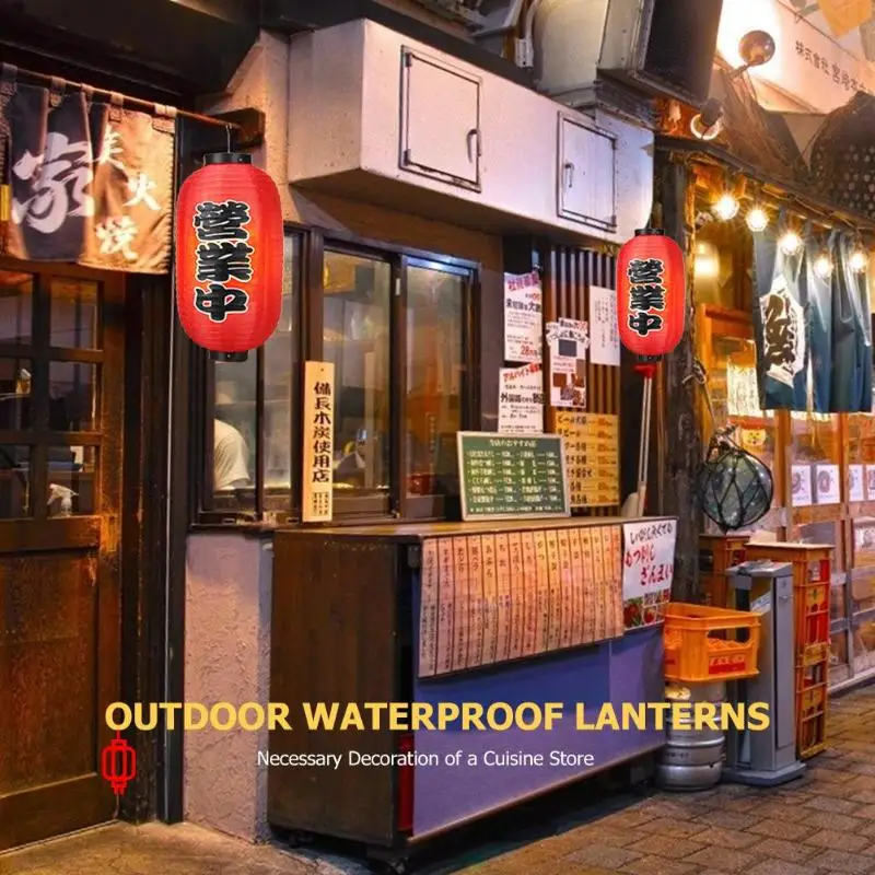 10 дюймов японский стиль фонарь Ресторан Chochin практичный открытый водонепроницаемый фонарь s домашнее украшение