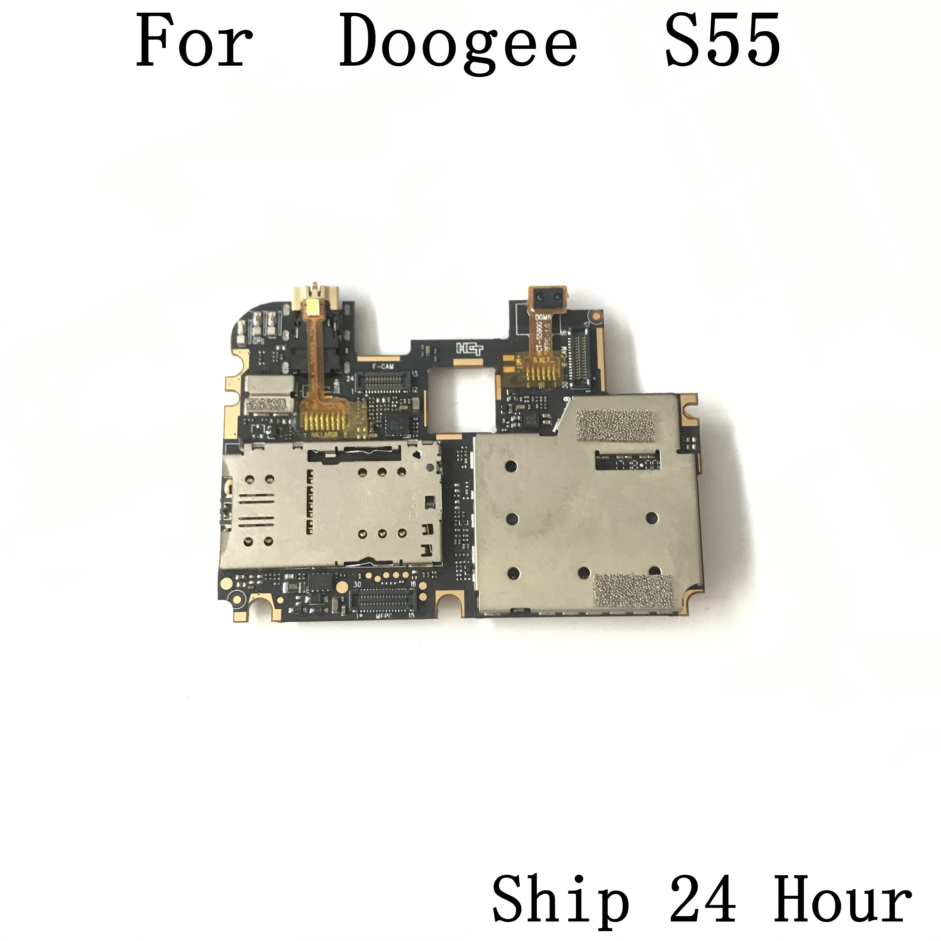 Doogee S55 б/у материнская плата 4G ram+ 64G rom материнская плата для Doogee S55 ремонт починка Замена части