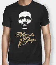 Мужская футболка с принтом "Американская Легенда Марвина Гайе"