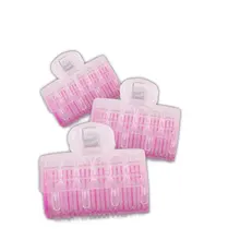 3 шт./компл. Портативный Размеры "сделай сам" из Пластик большие ролики волос губки цепляются Любой размер сделай сам DIY бигуди для волос бигуди инструмент