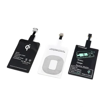 

For New Wireless Charging Receiver for Micro USB Type C Universal Fast Wireless Charger adapter For Samsung huawei For iPhone