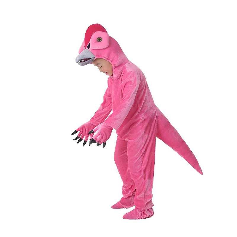 Adult Kids Pink Dino T-REX Dinosaurs Costumes Halloween Cosplay Party Animal Cartoon Dragon Dress Up Jumpsuit Outfit Costume Adult Kids Pink Dino T-REX Dinosaurs Costumes Halloween Cosplay Party Animal Cartoon Dragon Dress Up Jumpsuit Outfit Costume