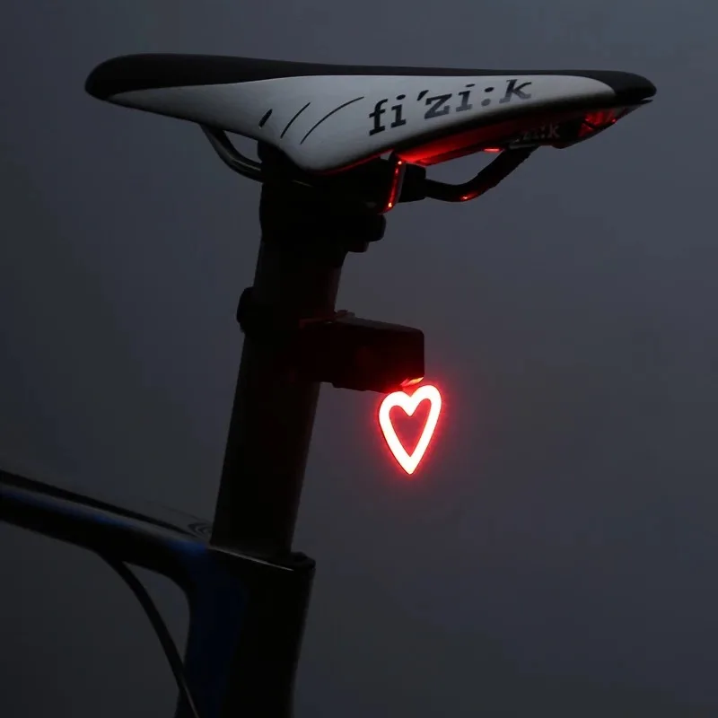 Bicycle Taillights USB Charging Mountain Bike Lights Night Riding Road Bike Riding Highlight Creative Taillight Equipment Access