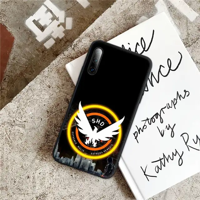 TOM CLANCY'S THE DIVISION 2 LOGO Black Mobile Phone Case For Samsung Galaxy S9 S10 S20 S21 S30 Plus Ultra S10e S7 S8 Cover a8
