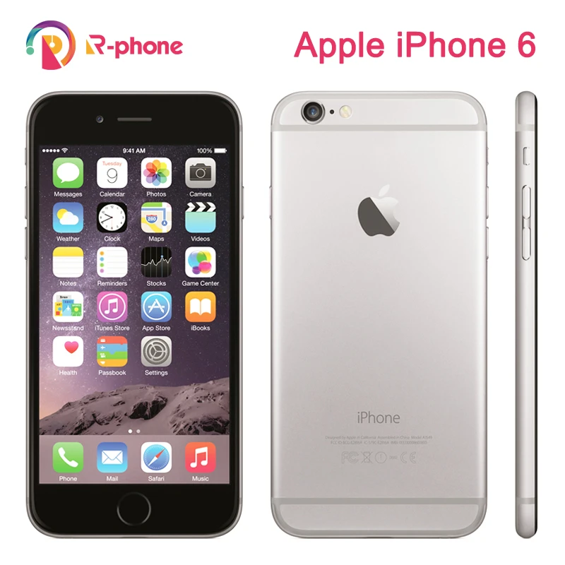latest apple cellphone Unlocked Apple iPhone 6 Cellphones 4.7 inch IOS 8 Dual Core 1.4GHz phone 8 MP Camera 3G WCDMA 4G LTE Used 16/64/128GB ROM latest iphone cellphone