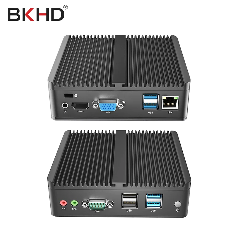 Mini Pc Senza Ventola Intel Celeron J1900 J2900 Windows 10 4 Core Mini Computer Desktop Industriale Com Htpc