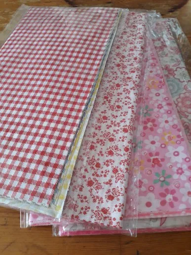 Light Pink Dots and Flowers Design Patchwork 100% Cotton Fabric 7 Pcs/Lot for Sewing DIY Patches Tissue Scrapbooking cotton craft fabric,cotton fabric,craft fabric,fabric material