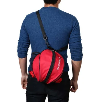 

Portable Oxford Cloth Sports Ball Pack Football Volleyball Single Shoulder Bag Two-way Opening Zipper Basketball Storage Bag