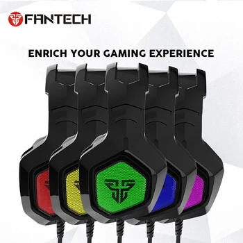 

FANTECH MH83 3.5MM Jacl&USB Earphones with Microphone LED Wired Gaming Headset for PS4 PC Headset Gamer Computer Headphones