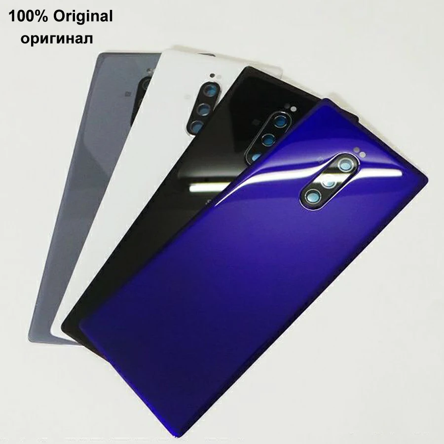 Стеклянный корпус батарейного отсека задняя крышка для sony Xperia 1X1/XZ4 J8110 J8170 J9110 замена крышки аккумулятора