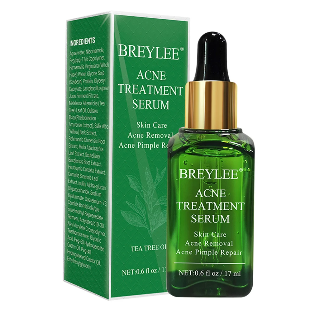 BREYLEE 17ml Tea Tree Acne Treatment Face Serum Scar Remover Hydrating BREYLEE 17ml Tea Tree Acne Treatment Face Serum Scar Remover Hydrating
